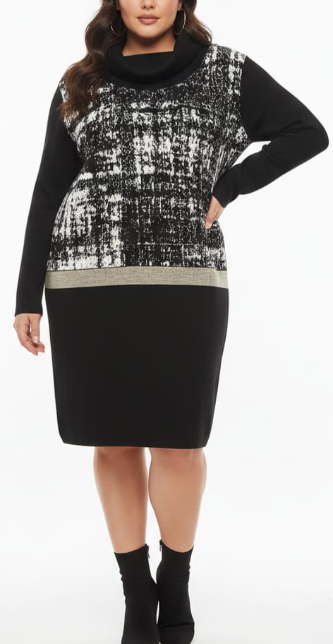 abito comodo in lana