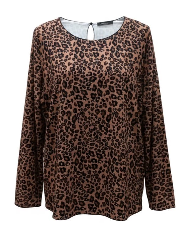 casacca curvy svasata maculata