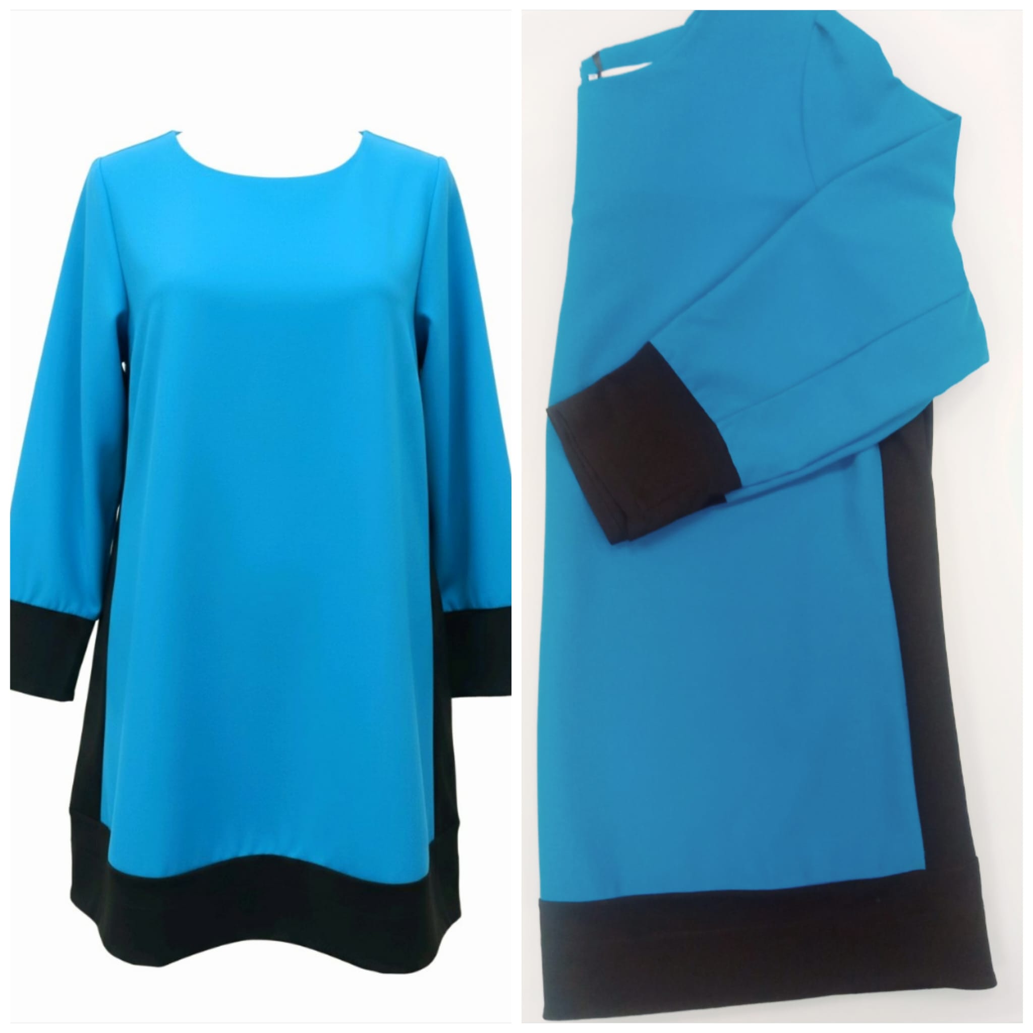 casacca curvy turchese