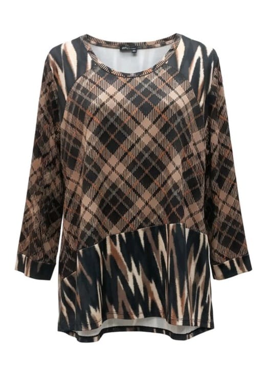 maglia grande svasata fantasia