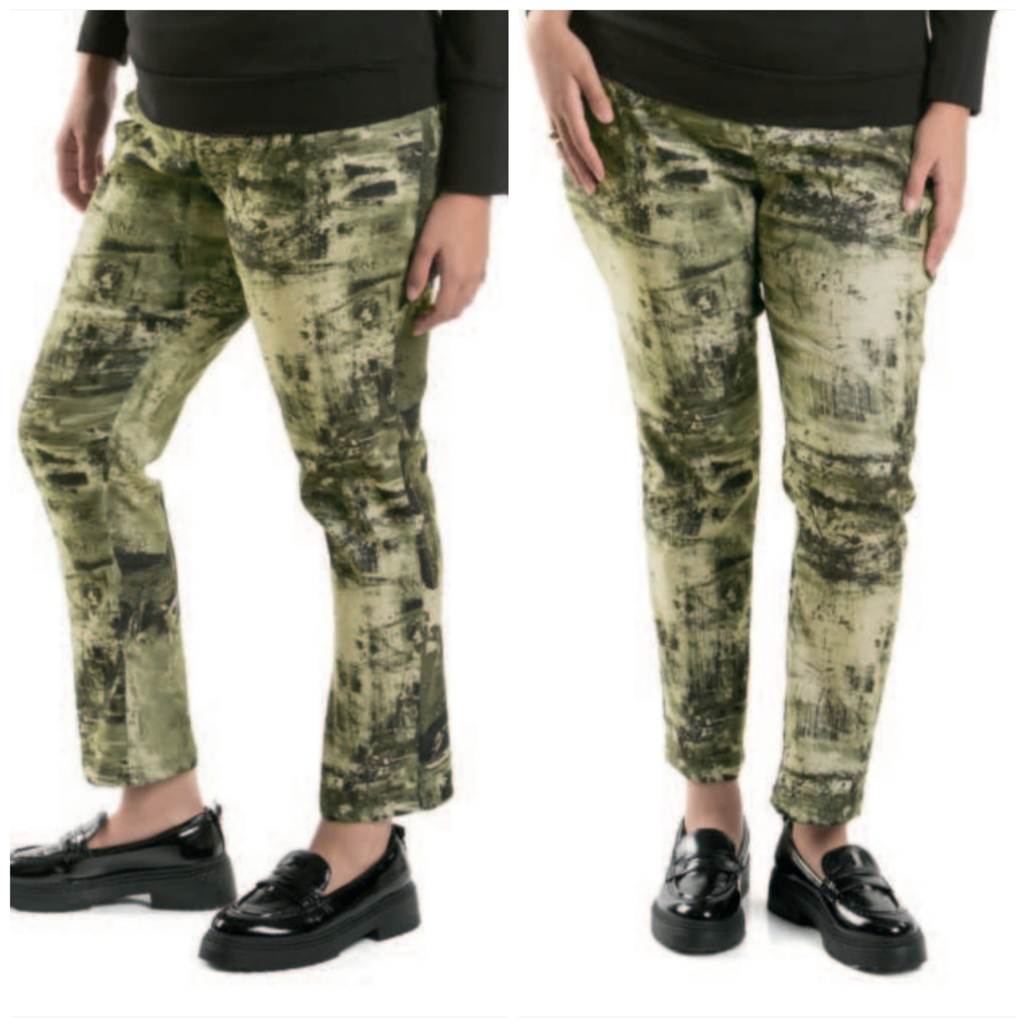 pantaloni comodi stampati